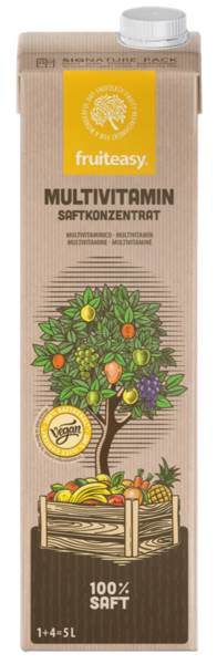 fruiteasy Multi 1+4 100% PK 1 L/PK Konzentrat zur Herstellung eines Multivitaminsaftes
