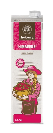 [FRU-3607] fruiteasy Himbeere 1+9 20% mit Zucker 1 L/PK